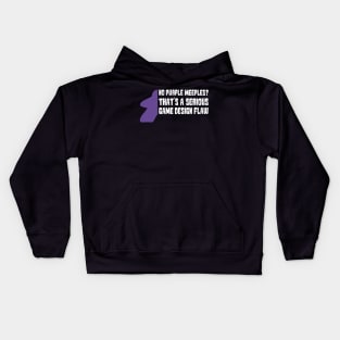 No Purple Meeples Is Serious Game Flaw Board Gamer Tabletop Kids Hoodie